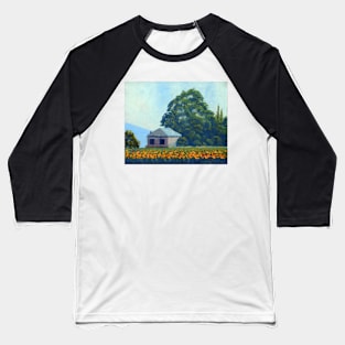 Sunflower Farm - Oil Baseball T-Shirt